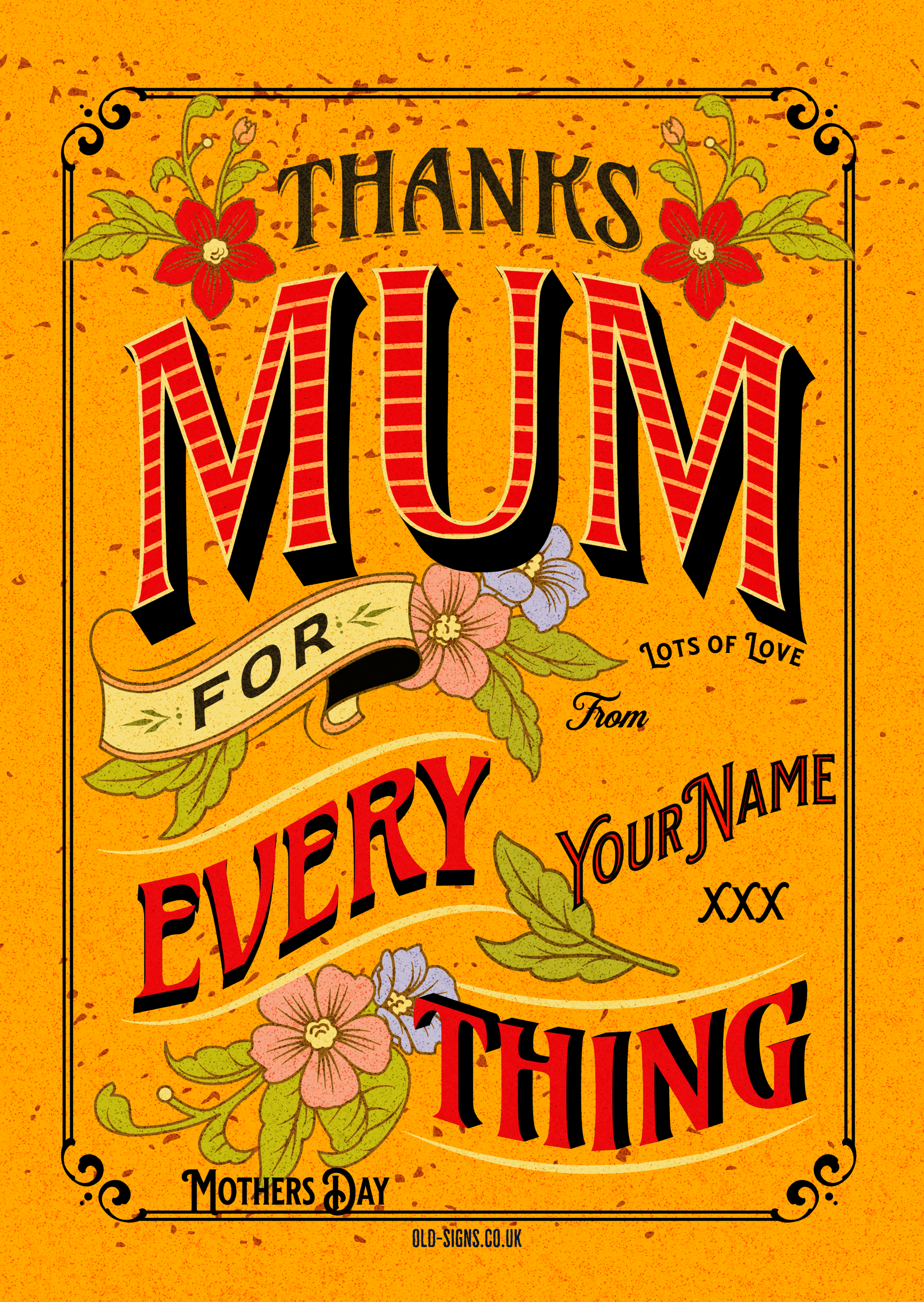 Thanks Mum - Old-Signs.co.uk