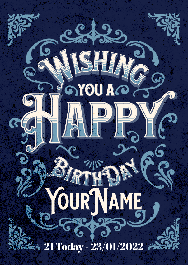 Happy Birthday Old-Signs