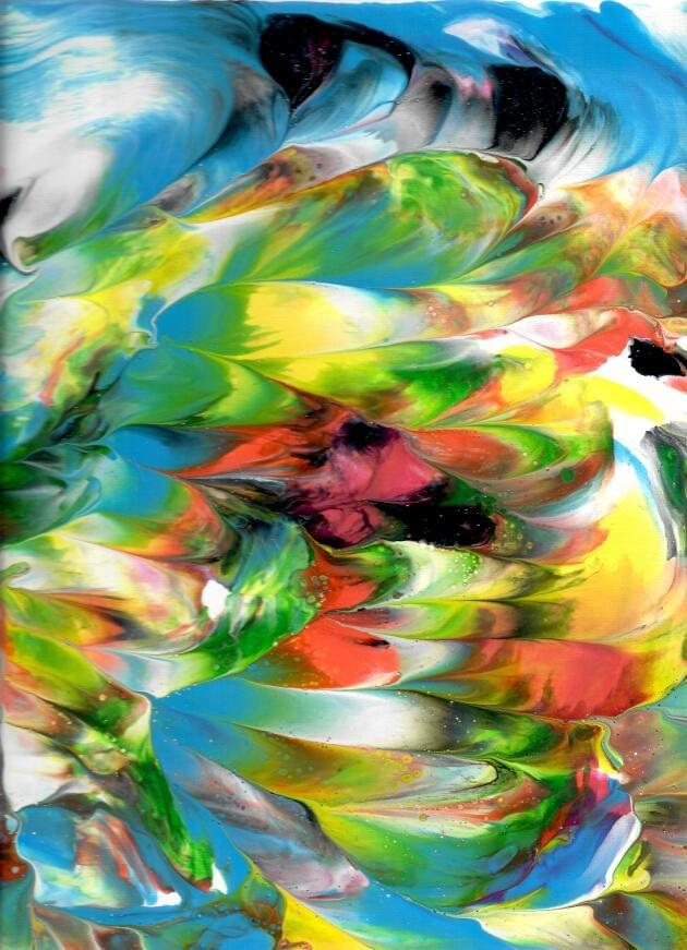 Rainbow Feathers Sign